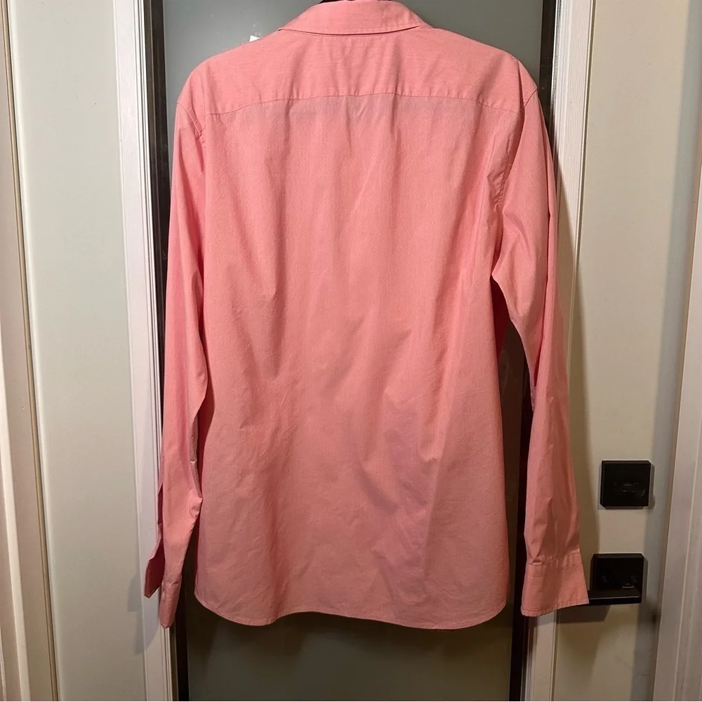BANANA REPUBLIC Size L Mens Tech Stretch Cotton Slim Flex Fit Button Down Shirt